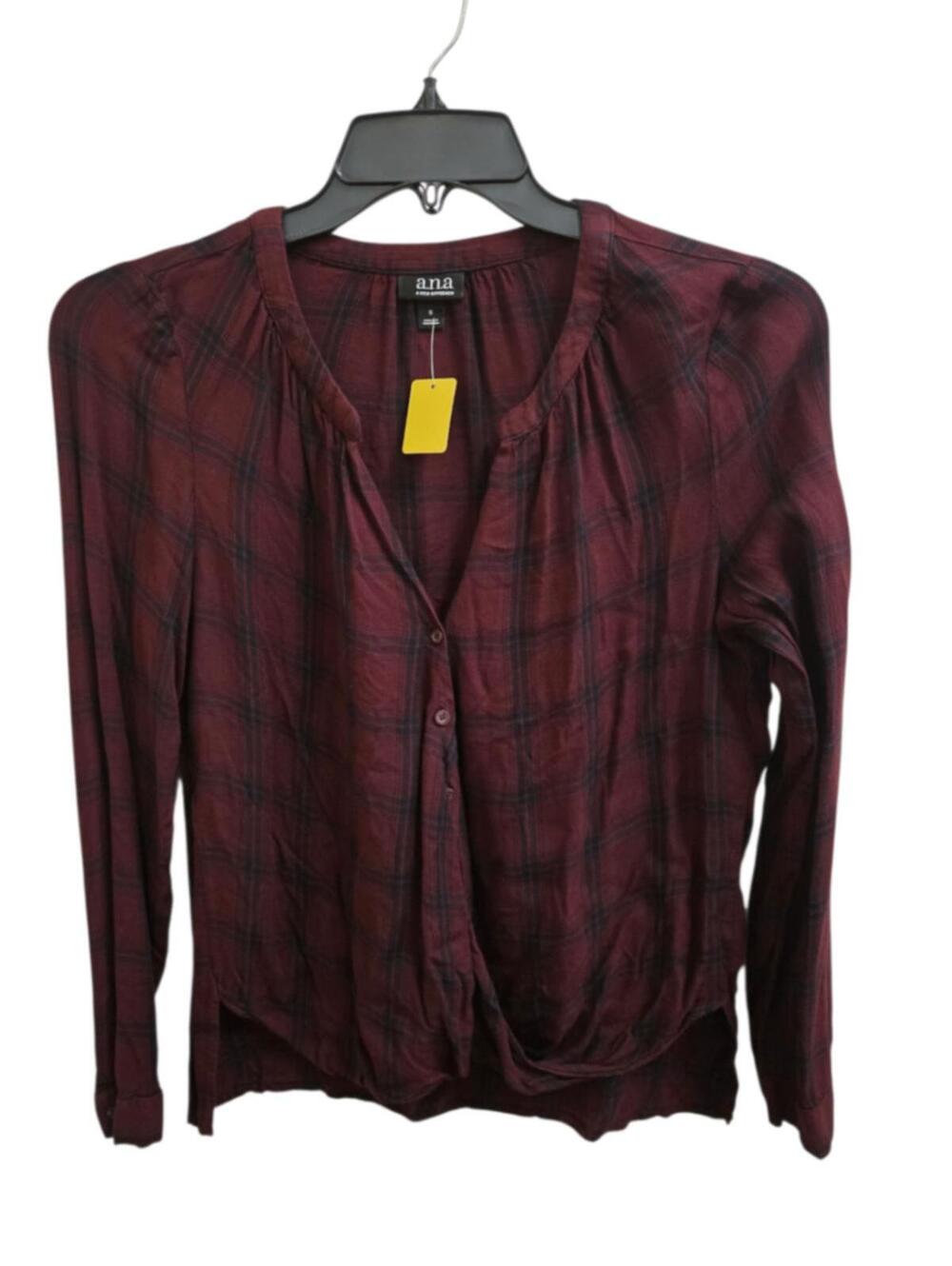 Excellent S plaid a.n.a Blouse
